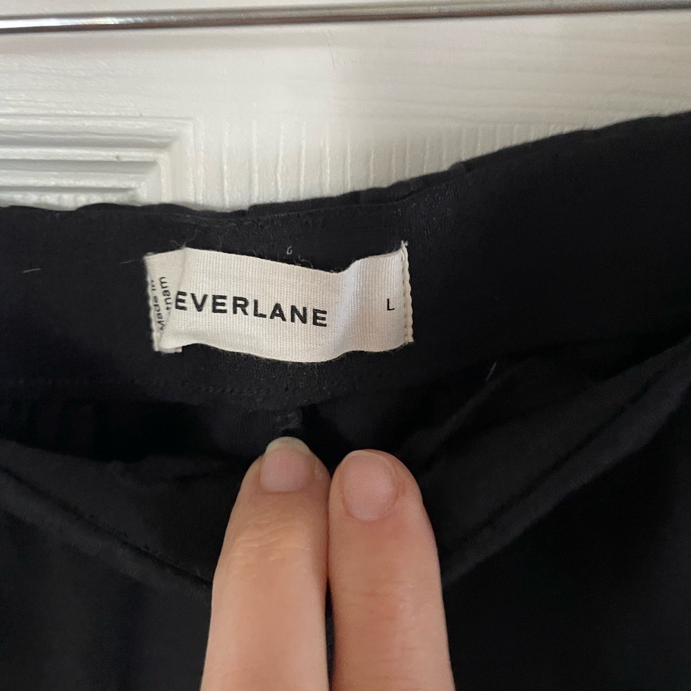 Everlane Women’s Elastic Waist “Dream Pant” Classic Black Size Large - Picture 4 of 6